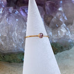 TMD-36 Gold Filled Raw Stone Ring Size 5