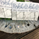 RSH-29 Swarovski Teardrop Threader Earrings