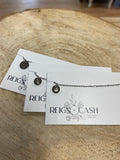 RAC-08 Silver Small Circle Charm Necklace