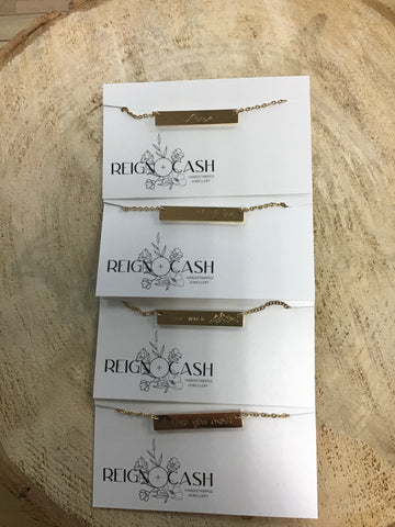 RAC-01 Bar Necklaces-Gold