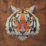 RPC-09 Stained 14x14 Print Sign Geometric Animal