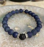 RSH-09 3-Lapis Lazuli Stretch Bracelets (2/$40)