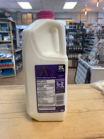 DDD-03 A2% Milk 2L plastic - no deposit needed