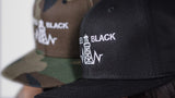BBA-03 OG Bleed Black Snapback Hat -Charcoal