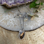 RSH-17 Short Stainless Steel Gemstone Necklaces 14-17”-Variation Choose from the drop down list