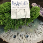 RSH-29 Swarovski Teardrop Threader Earrings