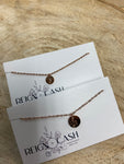 RAC-08 Rose gold Small Charm Necklaces