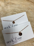 RAC-08 Rose gold Small Charm Necklaces