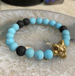 RSH-09 5-Turquoise Stretch Bracelets (2/$40)
