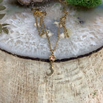 RSH-01G Golden Stainless Steel Charm Necklaces