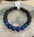 RSH-09 3-Lapis Lazuli Stretch Bracelets (2/$40)