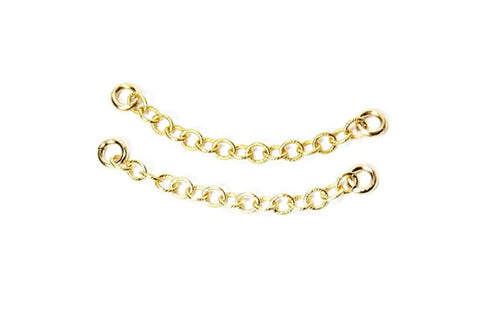 TMD-66 Gold Chain Earring Accessory 27mm