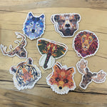 RPC-12 Geometric Animal Stickers