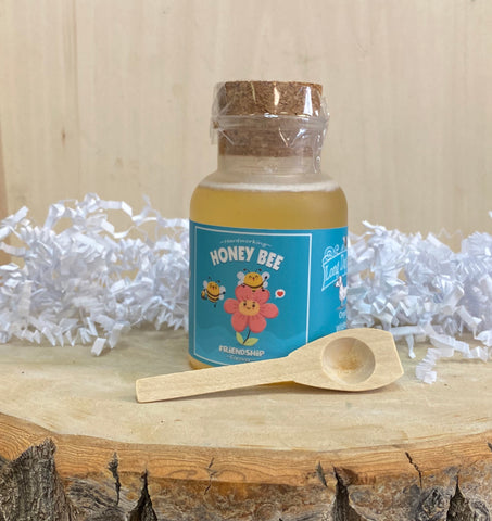 SQC-H-SM Small Honey Jar with Spoon