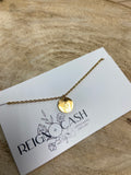 RAC-08 Gold Small Charm Necklace