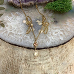 RSH-01G Golden Stainless Steel Charm Necklaces