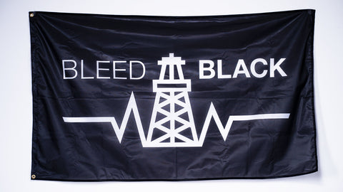 BBA-10 Bleed Black  Nylon Flag
