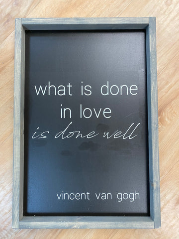 FAS-018 What Is Done In Love 12x18