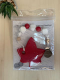 P2P-4 Maple Leaf & Inuksuk Teether With Clip