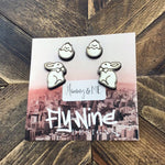 FLY-985 Bunny & Chick - Mommy & Me Stud Earrings