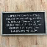 FAS-026 Here’s to fresh coffee 12x24