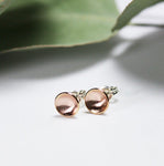 TMD-04 Rose Gold-Filled Concave Studs